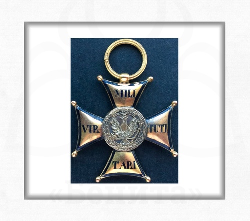 Золотой крест "Виртути милитари" III степени 1792 г. купить в салоне Бенита
